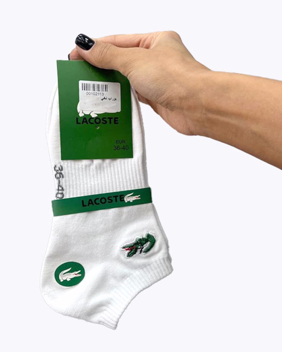 جوراب مچی نخی زنانه LACOSTE